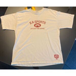 Vintage EA Sports Shirt Mens Extra Large White Its In The Game 2005